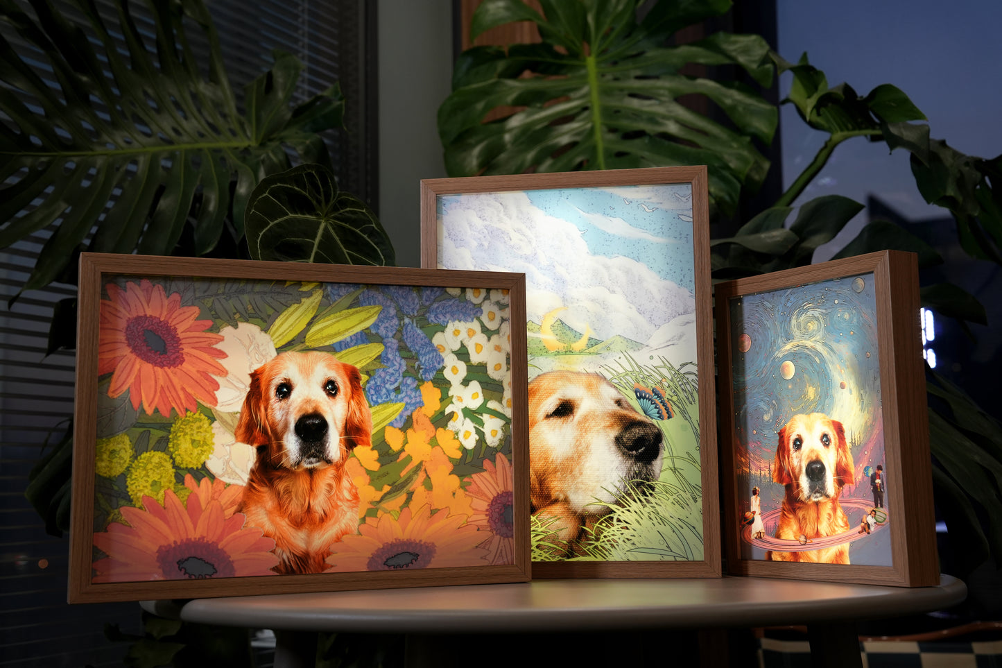 Pet Creative Customized Lamp Painting