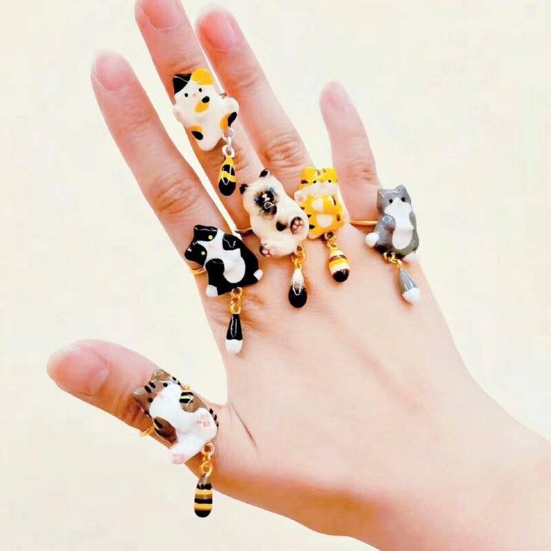 Custom pet clay rings