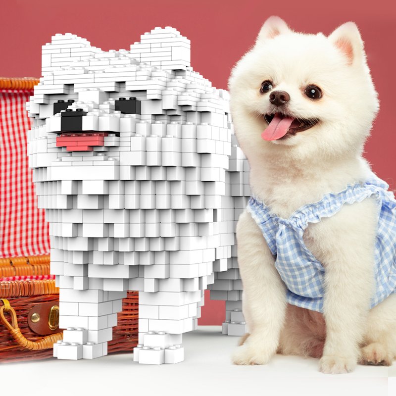 Pet building blocks assembled educational toys desktop ornaments（Non-customized products）