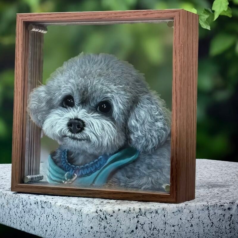 Hand-Painted 7-Layer 3D Pet Glass Painting
