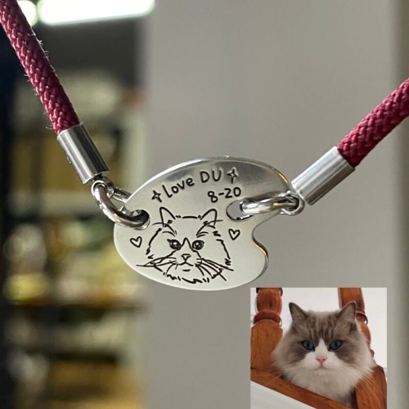Handmade customized pet bracelet