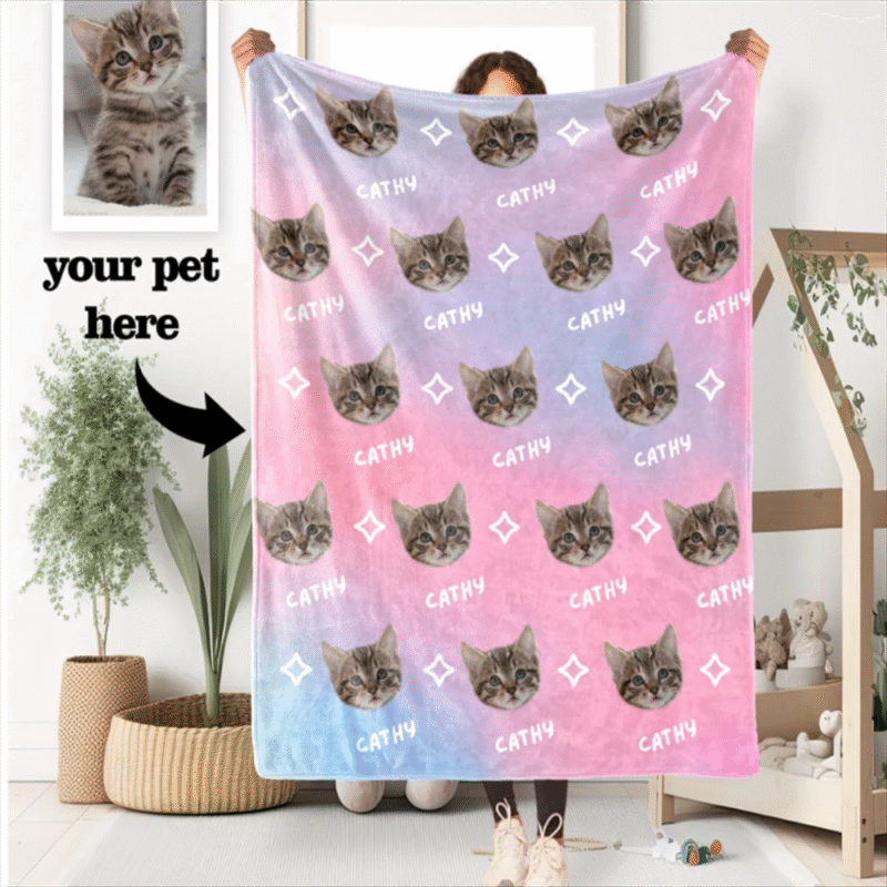 Personalized Pet Blankets: Wrap Your Furry Friend in Love and Comfort, best cat gift