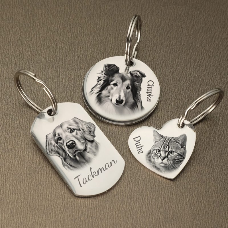 Keep Your Beloved Pet Safe with Customizable Stainless Steel Dog